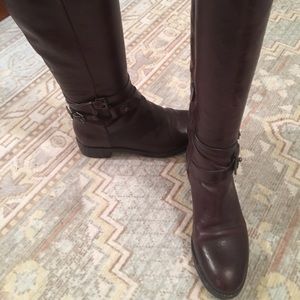 Via Spiga 7 Brown Boots with Buckles